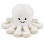 Pehme m&auml;nguasi kaheksajalg Lean Toys 31836, valge v., 30 cm