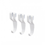 Konks Elfa 472410, 3 cm x 2.3 cm, valge, 3 tk