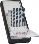 Puuride komplekt Bosch Turbo CYL-5, graniit, keermega, sirge, 4 mm x 10 cm