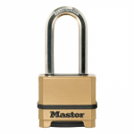 Riputatav ukselukk Masterlock Excell M175EURDLH, kuldne v., 56 mm