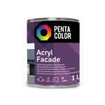 Fassaadiv&auml;rv Pentacolor Acryl Facade, valge, 1 l