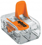 Klemm Wago 221-412/20, 2 x 0.2-4 mm&sup2;, 32 A, oranž v., 20 tk