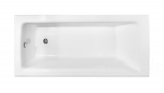 Vann, sisseehitatav Besco Talia, 130 cm x 70 cm x 55.5 cm, ristk&uuml;lik, valge
