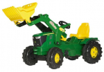 Pedaaltraktor Rolly Toys Farmtrac John Deere 6210R, roheline v.