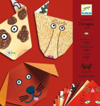 Paberkujukeste valmistamise komplekt Djeco origami animals