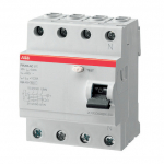 Rikkevoolukaitse ABB FH204 AC, 4P, 25 A, 400 V, 30 mA