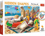 Pusle Trefl Hidden Shapes Cat's Holiday 10674, 48 cm x 63.8 cm, 1011 tk, mitmev&auml;rviline