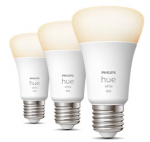 Nutikas pirn Philips Hue LED, A60, 2700 &deg;K, E27, 9 W, 806 lm, 3 tk