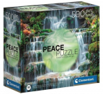 Pusle Clementoni Peace The Flow 35117, 36 cm x 49 cm, 500 tk, mitmev&auml;rviline
