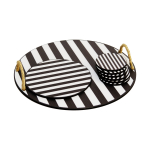 Dekoratiivne taldrik Hermia 283PLN1102, 34.5 cm x 34.5 cm, 8 tk