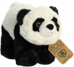 Pehme m&auml;nguasi Aurora Eco Nation Panda, valge v./must v., 15 cm