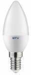 Lambipirn GTV LED, C30, 4000 &deg;K, E14, 6 W, 520 lm