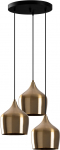 Valgusti rippuv Opviq Dodo 6277 584TTM1402, E27, 3 x 40 W, kuldne v.