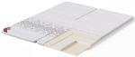 Kattemadrats Sleepwell Top Latex Etno Duo, 200 cm x 180 cm