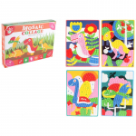 Mosaiik Trifox Dinosaurs 495040, mitmev&auml;rviline