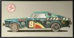 Seinadekoor Kayoom Paper Mural Racing Car II, 82 cm x 42 cm