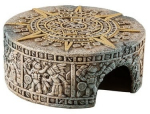 Akvaariumi dekoratsioon Exo Terra Aztec Calendar Hideout, pruun v., 13 cm