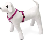 Koerte traksid Beeztees, roosa v./mitmev&auml;rviline, 350 - 500 mm x 15 mm, 35-50