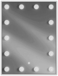 Peegel Mexen Dona, valgustusega, rippuv, 60 cm x 80 cm, l&auml;bipaistev v.