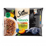 Kassi m&auml;rgtoit Sheba Nature's, liha, 0.085 kg x 4 tk