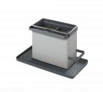 Valamu organiseerija Metaltex Tidy-Tex, 24 cm x 13 cm x 14 cm, pol&uuml;prop&uuml;leen (pp), hall v.