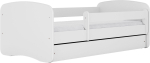 Lastevoodi Kocot Kids Babydreams, valge v., 80 x 160 cm, ilma voodipesukastita, ilma madratsita