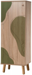 Kingakapp Kalune Design Vegas S 925, tamm v./roheline v., 38 cm x 50 cm x 135 cm