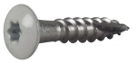 Kruvi, keeratavad puu sisse Essve RAL9010 TX20, 4.8 x 25 mm/7 mm, valge, 20 tk