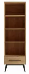 Raamaturiiul Pinio Retro, pruun v., 199 cm x 65 cm x 42 cm