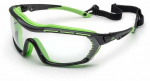 Kaitseprillid Active Gear, must/roheline, Universaalne suurus