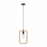 Valgusti rippuv Candellux Lighting Ostor, E27, 1 x 40 W, must v.