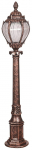 Vabalt seisev v&auml;lisvalgusti Opviq BSU-68202-BKR-B, 60W, E27, IP65, pronks v./pruun v., 20 cm x 95 cm