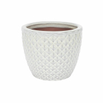 Lillepott Domoletti GG.6711.021, keraamiline/savi, valge