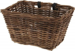 Jalgrattakott, rooli jaoks XQMAX Wicker, plastik/puit, pruun v.