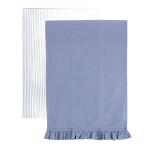 K&ouml;&ouml;gir&auml;tikute komplekt Homla Andie, sinine v./valge v., 65 cm x 45 cm