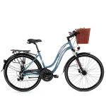 Jalgratas linna- Bisan CTX6300 (PR10010317), 28 ", 18" raam, roosa/hall, korviga