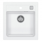 K&ouml;&ouml;givalamu Alveus Atrox 20, graniit, 50 cm x 47 cm x 19.5 cm, valge