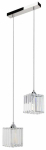 Valgusti rippuv Spot-Light Casino, E27, 2 x 60 W, l&auml;bipaistev v. / kroom v., 10 x 12 cm
