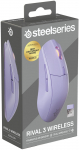 Juhtmevaba m&auml;nguhiir Steelseries Rival 3 Gen 2, bluetooth / 2.4ghz, lavendel v.