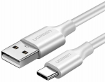 Laadimisjuhe Ugreen 60121, USB Type C/USB Type A, valge v.