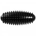 Massaažipall, 15 cm, must v.