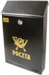 Postkast SKL A4 499, antratsiit v., 7 cm x 26 cm x 36 cm