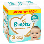 M&auml;hkmed Pampers Premium Care, 2 suurus, 4 - 8 kg, 246 tk