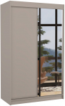 Riidekapp ADRK Rewena, ka&scaron;miir v., 58 cm x 120 cm x 200 cm, peegliga
