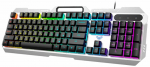 Kahjustatud pakendiga toode. Juhtmega m&auml;nguklaviatuur Aula F2023 Cherry MX Black, EN/RU, valge v.