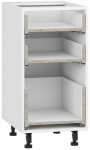 Karkass, alumise kapi jaoks Vento D3S_H-40/82, 52 cm x 40 cm, 82 cm, valge v.