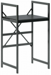 Kapp pesumasina jaoks Kalune Design C7, must v., 60 cm x 70 cm x 116 cm