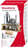 Baarmeni komplekt kokteilide jaoks Klausberg KB-7582, pruun v./h&otilde;be v., 0.720 l, 16 tk