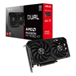 Videokaart Asus Dual Radeon RX 9060 XT 90YV0LG2-M0AA00, 16 GB, GDDR6