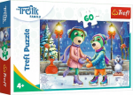 Pusle Trefl The Treflik Family Winter At Treflik 17383, 22 cm x 33 cm, 60 tk, mitmev&auml;rviline